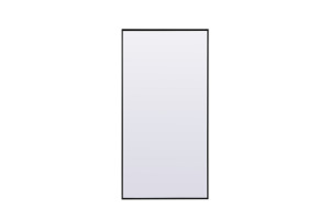 Metal Frame Rectangle Full Length Mirror 30X60 Inch In Black (MR4FL3060BK) Metal Frame Rectangle Full Length Mirror 30X60 Inch In Black (MR4FL3060BK)