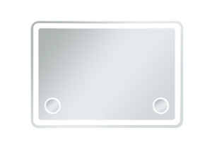 Lux 42In X 60In Hardwired Led Mirror With Magnifier And Color Changing Temperature 3000K/4200K/6000K  (MRE54260)