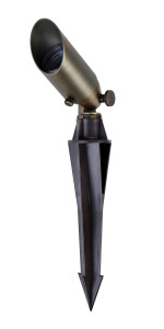 C050 Landscape Spot Light In Antique Brass Finish (C050)