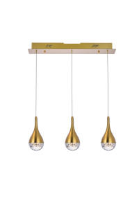 Amherst 24 Inch Led Pendant In Satin Gold (3803D24SG)