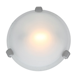 Nimbus Gray 1 Light Flush Mount (50020-SAT/FST)