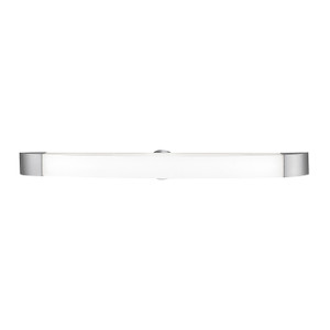 Aspen Brushed Steel 1 Light Vanity (31005-BS/OPL)