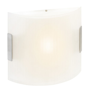 Neon Brushed Steel 1 Light Sconce (62229-BS/LFR)