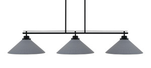 Odyssey 3 Light Bar, Round Fitter, Matte Black Finish, 16" Gray Matrix Glass (2633-MB-4012)