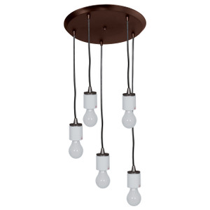 Circ Oil Rubbed Bronze 5 Light Pendant (52232FC-ORB) Circ Oil Rubbed Bronze 5 Light Pendant (52232FC-ORB)