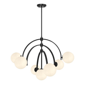 Marias 7-Light Chandelier in Matte Black (1-3319-7-89)