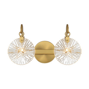 Addison 2-Light Bathroom Vanity Light in Warm Brass (8-3981-2-322) Addison 2-Light Bathroom Vanity Light in Warm Brass (8-3981-2-322)