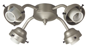 Universal 4 Light Fitter in Brushed Polished Nickel (F400-BNK-LED)
