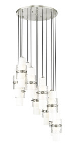 Cayden 11 Light Chandelier in Brushed Nickel (1946P-11R-BN)