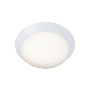 Cobalt White 1 Light Outdoor Flush Mount (20064LEDD-WH/OPL)
