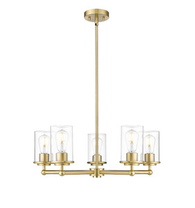 Thayer 5 Light Chandelier in Luxe Gold (742-5LG)