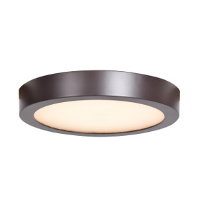 Strike 2.0 Bronze 1 Light Indoor Flush Mount (20801LEDD-BRZ/ACR)