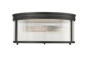 Carnaby 4 Light Flush Mount in Matte Black (7504FR18-MB)