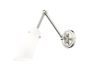 Julia 1 Light Wall Sconce in Brushed Nickel (350S-BN)