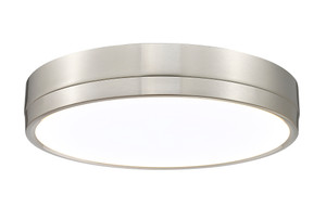 Algar 1 Light Flush Mount in Brushed Nickel (1006F16-BN-LED)