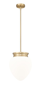 Gideon 1 Light Pendant in Modern Gold (1945P12-MGLD)