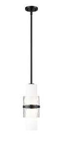 Cayden 1 Light Pendant in Matte Black (1946P-ROD-MB)