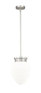Gideon 1 Light Pendant in Brushed Nickel (1945P9-BN)