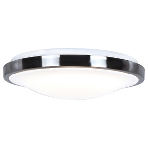 Lucid Chrome 1 Light Flush Mount (20819LEDD-CH/ACR)