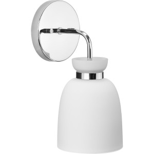 Lexie Collection One-Light Polished Chrome Contemporary Vanity Light (P300484-015) Lexie Collection One-Light Polished Chrome Contemporary Vanity Light (P300484-015)
