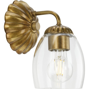 Quillan Collection One-Light Soft Gold Transitional Bath & Vanity Light (P300488-204)