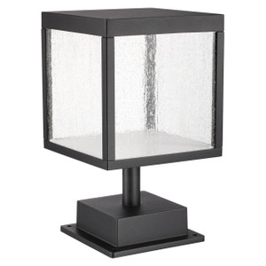 Reveal Black 1 Light Outdoor Pier Mount (20082LED-BL/SDG)