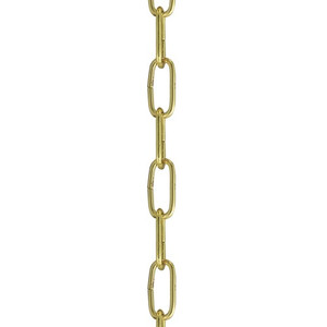 Polished Brass 12' Extra Heavy Duty Decorative Chain (5610-02)