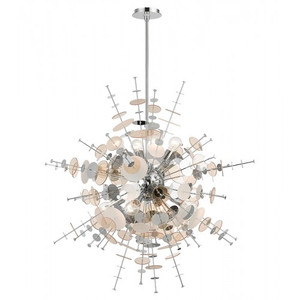 Circulo 8 Light Polished Chrome Large Pendant Chandelier (40077-05) Circulo 8 Light Polished Chrome Large Pendant Chandelier (40077-05)