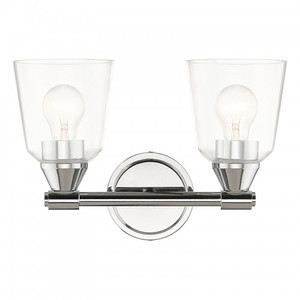 Catania 2 Light Polished Chrome Vanity Sconce (16782-05)