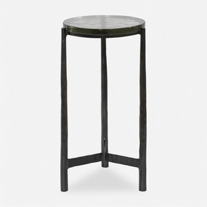Eternity Iron & Glass Accent Table (25308) Eternity Iron & Glass Accent Table (25308)