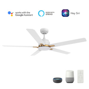 Espear 52'' Smart Ceiling Fan with Remote, Light Kit Included?Works with Google Assistant and Amazon Alexa,Siri Shortcut. (VS525J-L12-W1-1G) Espear 52'' Smart Ceiling Fan with Remote, Light Kit Included?Works with Google Assistant and Amazon Alexa,Siri Shortcut. (VS525J-L12-W1-1G)