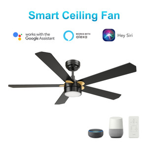 Tarrasa 52'' Smart Ceiling Fan with Remote, Light Kit Included?Works with Google Assistant and Amazon Alexa,Siri Shortcut. (VS525E2-L11-B2-1G) Tarrasa 52'' Smart Ceiling Fan with Remote, Light Kit Included?Works with Google Assistant and Amazon Alexa,Siri Shortcut. (VS525E2-L11-B2-1G)