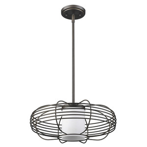 Loft 1-Light Oil-Rubbed Bronze Wire Globe Pendant (IN21215ORB) Loft 1-Light Oil-Rubbed Bronze Wire Globe Pendant (IN21215ORB)