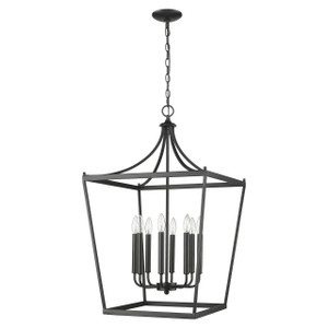 Kennedy 8-Light Matte Black Pendant (IN11135BK)