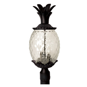 Lanai 3-Light Matte Black Post Mount Light (7517BK) Lanai 3-Light Matte Black Post Mount Light (7517BK)