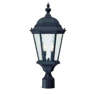 Telfair 2-Light Matte Black Post Mount Light (5517BK) Telfair 2-Light Matte Black Post Mount Light (5517BK)