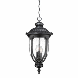 Laurens 3-Light Matte Black Hanging Light (2226BK)