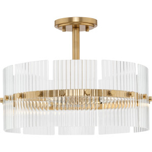 Seville Collection Four-Light Soft Gold Contemporary Pendant (P500456-205)