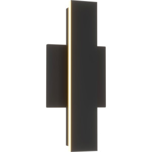 Z-2040 Collection LED Matte Black Contemporary Small Outdoor Wall Light (P560366-31M-CS)