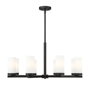 Danica 8 Light Chandelier in Matte Black (3044-8MB) Danica 8 Light Chandelier in Matte Black (3044-8MB)