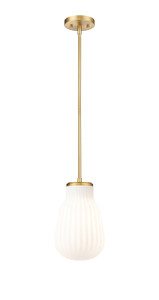 Newbury 1 Light Pendant in Modern Gold (7511P8-MGLD)