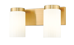 Burk 2 Light Vanity in Luxe Gold (746-2V-LG)