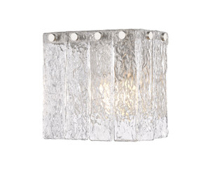 Glacier 1 Light Wall Sconce in Brushed Nickel (1943-1S-BN)