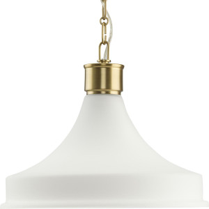 Graelyn Collection One-Light Brushed Gold New Traditional Pendant Light (P500478-191)