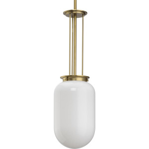 Alisse Collection One-Light Brushed Gold New Traditional Pendant Light (P500476-191)