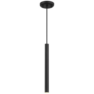 Pipeline 1 Light LED Pendant (72022LEDD-MBL/ACR)