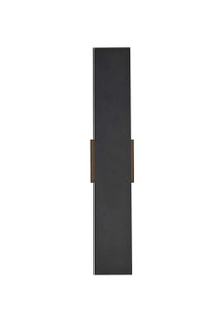 Waylen 4.5 X 24 Inch Outdoor Wall Sconce In Black (OD506W24BK)