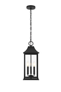 Shepard 8 X 20.5 Inch Outdoor Pendant In Black (OD503H21BK)