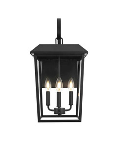 Riggs 11 Inch Outdoor Wall Sconce In Black (OD502W22BK)