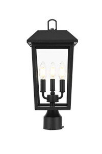 Riggs 8 X 18 Inch Outdoor Post Light In Black (OD502P18BK)